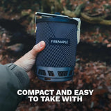 NNEOBA All-in-One Camping Stove with Piezo Ignition Black
