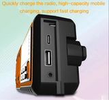 NNEOBA Portable Emergency Solar Power Radio Yellow