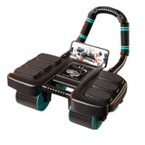 NNEOBA Six-Wheel Abdominal Exercise Roller Automatic Rebound Black