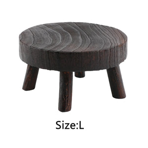 NNEOBA Multipurpose Wooden Stool Step Ladder for Fishing and More