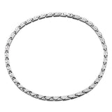 Titanium Steel Men's Chain Necklace – Minimalist Stainless Steel Magnetic Style Collar