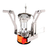 Portable All-in-One Camping Stove with Fuel Canister Converter – Lightweight Outdoor Cooking System