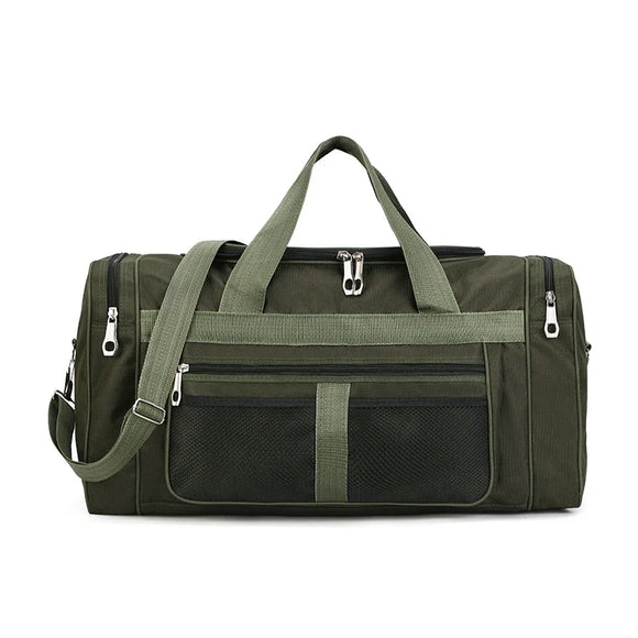 NNEOBA Travel Duffel Nylon Bag for Men and Women (Green)