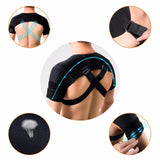 NNEOBA Double Shoulder Brace Wrap – Neoprene Compression Sleeve