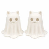 Cute Middle Finger Ghost Statue Fluorescent Glow Ghost Ornament