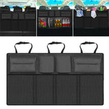 NNEOBA Hanging Car Trunk Organizer Backseat Storage with 8 Large Pockets Black