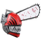 Denji Anime Cosplay Latex Mask – Saw-Inspired Helmet