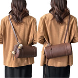 NNEOBA Cylinder Shoulder Crossbody Bag