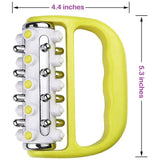 NNEOBA Cellulite Massager Fascia Release Tool Deep Tissue Trigger Point Rolle Yellow