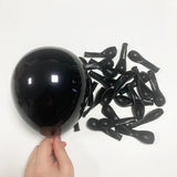 NNEOBA Vibrant Red and Black Balloon Garland Arch Kit with Confetti Balloons - Color: No. 6