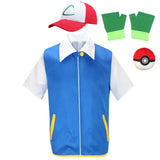 Kids Pokémon Ash Cosplay Costume