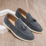 Men's Suede Tassel Loafers