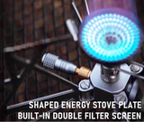 NNEOBA Butterfly Folding Gas Stove Silver