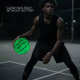 Glow-in-the-Dark Size 7 Basketball – PU Leather Indoor & Outdoor Training Ball