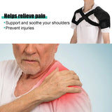 NNEOBA Double Shoulder Brace Wrap – Neoprene Compression Sleeve