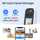 NNEOBA 3K PTZ Smart Camera – Baby Monitor with Video Call, AI Tracking & LED Screen