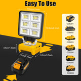 NNEOBA Portable 48W Cordless LED Work Light