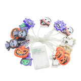 Halloween LED String Lights 1.5M – Pumpkin, Ghost & Spider Web Hanging Lantern Decoration for Home & Outdoor Party Décor