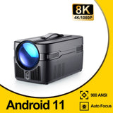 NNEOBA Ultra Auto-Focus Projector Black