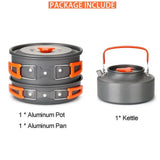 NNEOBA Camping Cookware Kit Orange