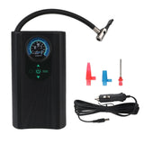 NNEOBA Handheld 12V Electric Air Compressor Quick Inflating Tire Pump Black