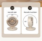 NNEOBA 6-Inch USB Plug-In Desktop Fan