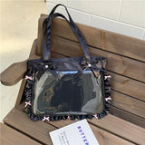NNEOBA Cute Anime-Inspired Tote Crossbody Bag