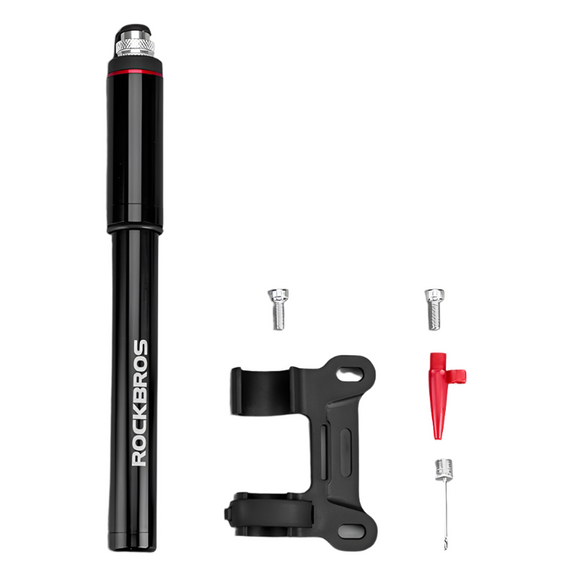 NNEOBA Mini High-Pressure Bike Pump 150 PSI Portable Hand Air Inflator Black
