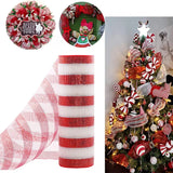 10-Yard Metallic Christmas Mesh Ribbon