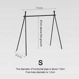 NNEOBA Foldable Camping Tripod Top Plate Rack Black