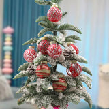 Transparent Christmas Ball Ornament Set