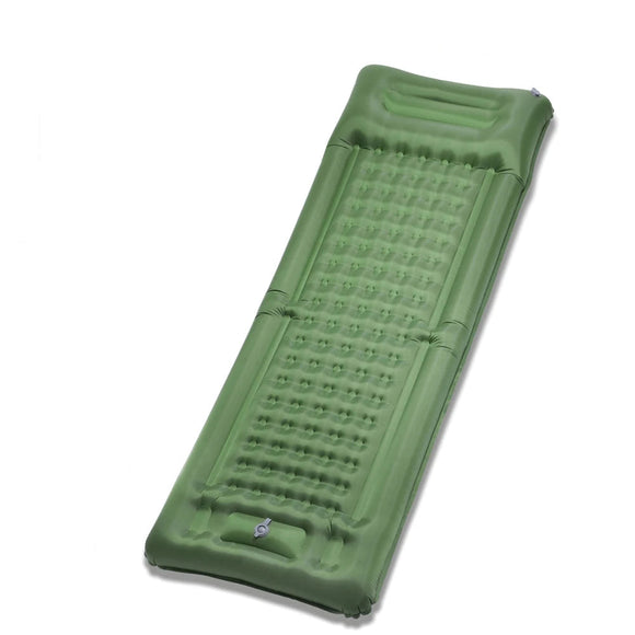 NNEOBA Inflatable Sleeping Pad with Built-In Pump Army Green