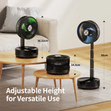 NNEOBA 20000mAh Portable Folding Fan with Remote