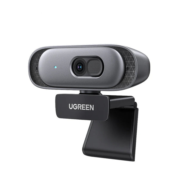 NNEOBA 2K USB Webcam HD Mini Web Camera with Autofocus Black