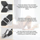 NNEOBA 4Pcs/Set Elastic Bed Sheet Grippers Belt