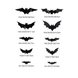 12pcs Halloween 3D Bat LED Wall Decals