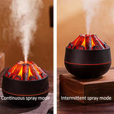 NNEOBA Flame Aroma Humidifier – 300ML Ultrasonic Essential Oil Diffuser with Night Light