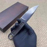 NNEOBA High-Hardness Survival Knife Silver