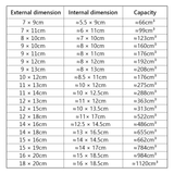 NNEOBA 100Pcs Different Sizes Biodegradable Non-woven Seedling Pots Eco-Friendly Planting Bags Nursery Bag Plant Grow Bags for garden