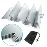 NNEOBA 9 Plates Foldable Gas Stove Windshield