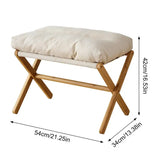 NNEOBA Versatile Velvet Footstool: Stylish, Easy-to-Clean, Space-Saving Design