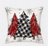 Christmas Festive Throw Pillowcases for Sofa & Bed