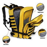 NNEOBA 45L Tactical Fitness Backpack Molle Rucksack Yellow