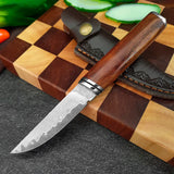 NNEOBA Hand-Forged Butcher Boning Knife Brown