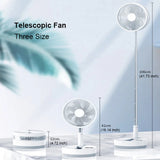 NNEOBA 10800mAh Folding Portable Fan with USB Charging