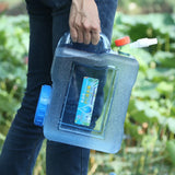 NNEOBA Portable Water Bucket 12L Capacity Driving Pure Water Tank with Faucet Container for Outdoor Camping Cooking Products