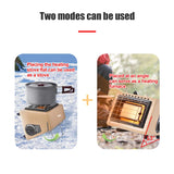 NNEOBA Portable 1500W Butane Tent Infrared Outdoor Space Heater Khaki