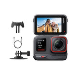 NNEOBA 4K Action Camera Sensor Dual Stabilization Black