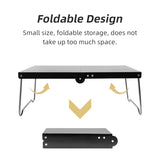 NNEOBA Camping Portable Folding Table Black