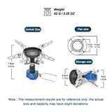 NNEOBA 3300W Camping Gas Burner Silver